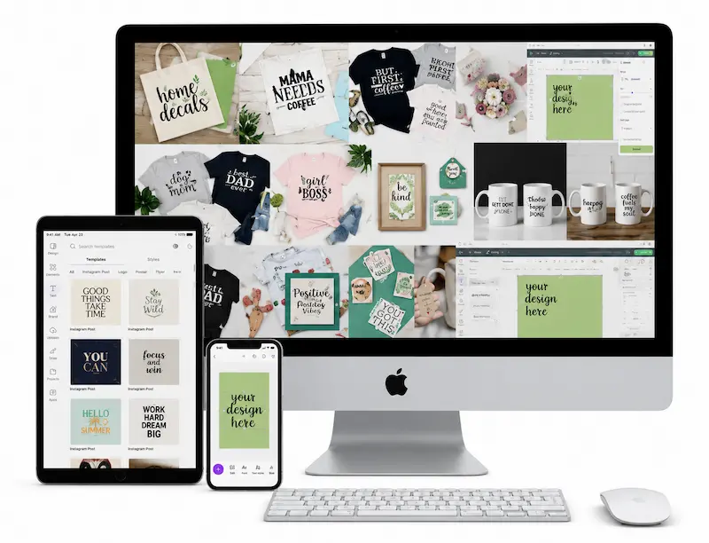 Un seul pack, tous vos appareils — compatible avec Cricut, Silhouette, Canva et plus encore